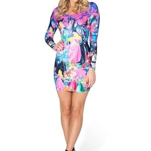 RARE Blackmilk Disney Sleeping Beauty Long Sleeve Dress